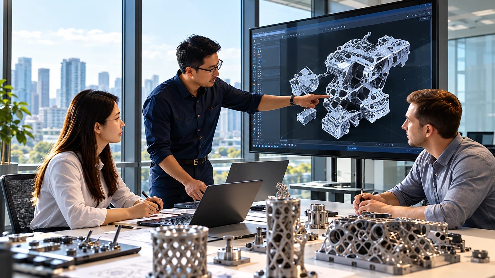 Illustrative engineering and technology collaboration